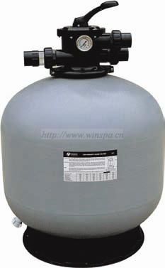 fibreglass top-mounted sand filter