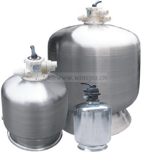 stainless steel top-mounted sand filter
