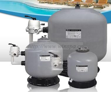 fibreglass side-mounted sand filter